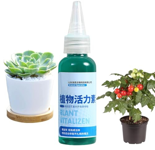 Fertilizzante Liquido per Piante, Fertilizzante Concentrato Liquido Per Piante, Attivatore Di Vitalità 50ml Solubile Per Radicazione Crescita Piante Domestiche Fiori Orto