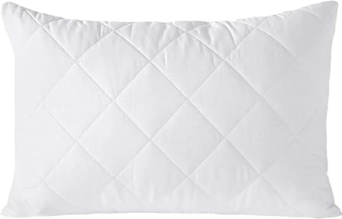 DV Quilted Pillows Extra Filled luxury bounce back bed Pack Hotel Quality Bed Pillow Pair Luxury Firm Support Side Sleeper Pillow Back Neck Pain Relief Support Pillows (Pack of 1)