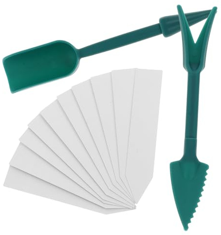 VICASKY Attrezzi da Giardinaggio per Piante e Bonsai Kit con Spazzola Pulizia Strumenti Ergonomici per Trapianto e Semina Indoor Accessori Terrario Resistente e Facile da Usare