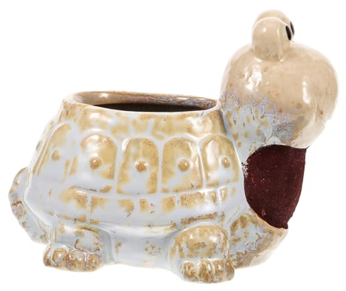 ORFOFE Ceramic Match Jar Holder for Matches Storage Container Beige with Easy to Clean Surface Vintage Style Decorative Jar for Home and Office Decoration