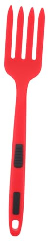 VALICLUD Tenedor De Cocina Grande De Silicona Ergonómico y Reutilizable Para Pasta y Alimentos Mango Antideslizante Seguro y Fácil De Lavar Herramienta Práctica Para Utensilios De Cocina