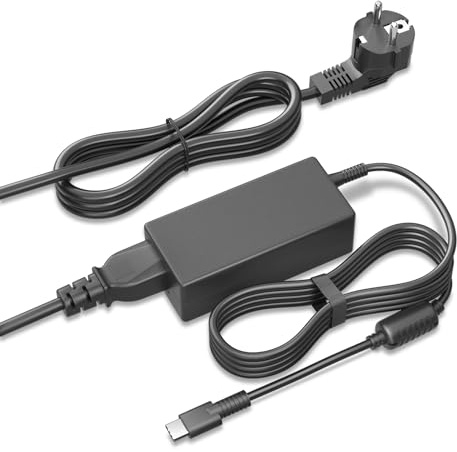 ANTWELON 65W USB C Chargeur Ordinateur Portable Type C pour Lenovo ThinkPad T480 T580 E480 Yoga Chromebook, Dell Latitude,HP Spectre,ASUS,Acer 20V 3.25A Adaptateur Alimentation