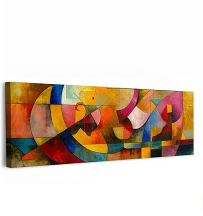 MuchoWow© Leinwand Bilder XXL Deko Schlafzimmer Aesthetic Große - Modern | 150x50 cm - Leinwandbilder Wohnzimmer Gemälde Foto Geschenk Living Room Decoration Kunst - Abstrakt