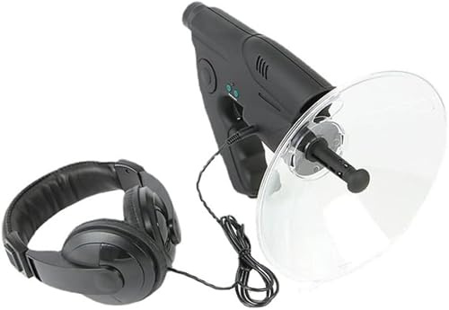 Microfono Parabolico Monocolo 8X Lunga Distanza Uccelli Ascolto Piatto Microfono Direzionale Uccello Ascolto Telescopio
