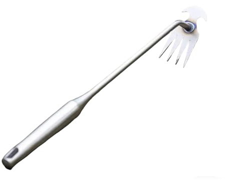 Molyorch Lot de 6 désherbeurs manuels en acier inoxydable pour creuser, transplanter, désherber