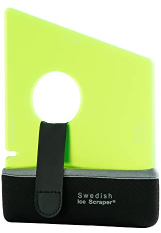 Swedish Ice Scraper - 6mm Yellow with Neoprene Holder
