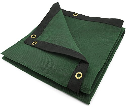 Red para remolque y contenedor, 2,00 x 2,00 m, color verde, tipo 76200200