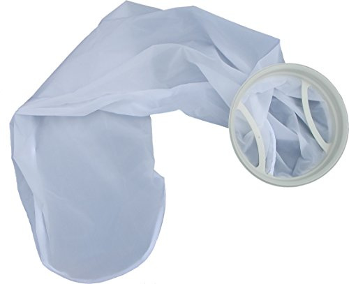 Tomodachi Filterbeutel waschbar Filterstrumpf Nylon Filter– fein wie EIN Trommelfilter leichte Reinigung entfernt Schmutz und Algen im Koiteich Gartenteich Pool feiner als EIN Spaltsieb (35 Micron)