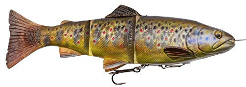 Savage Gear 4D Line Thru Trout Farbe:Dark Brown Rainbow 25cm / 193g / moderat sinkend