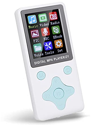 Bluetooth Mp3/Mp4 Music Player,Portable Multifunctional Digital Music Player with Earphones,32GB Storage,Hifi Lossless Sound Quality,Non-Slip Matte Body,Support Multiple Music Formats