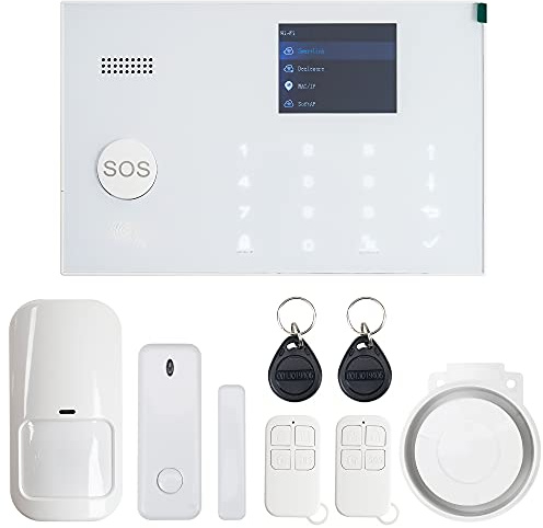 PNI alarmsystem SafeHome PT700 WiFi GSM 4G trådlöst med övervakning och larm via internet, SMS, röstsamtal, Tuya Smart Mobile