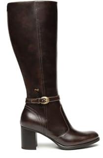 Nero Giardini I514651D Stivali Donna in Pelle - Testa di Moro 36 EU