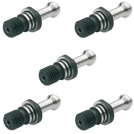 Anzugsbolzen SK40 MAS BT 45° mit Durchgangsbohrung M16 Anzugsgewinde 5 Stück