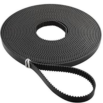 Fajoeda GT2 Zahnriemen 5m x 6mm Riemen 3D-Drucker gt2 Gürtel für Ender 3 3D Drucker und die meisten riemengetriebenen Drucker,5 Meters GT2 Riemen