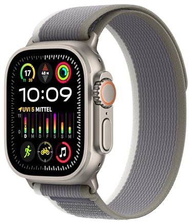 Apple Watch Ultra 2 Titanium Cellular 49mm (Trail Loop grün/grau) M/L