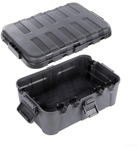 SPORTARC 1 x extra große Kabelbox, wasserdichte Kabelaufbewahrungsbox, Outdoor-Lösung, Organisation, 34,5 x 24 x 12 cm (grau)