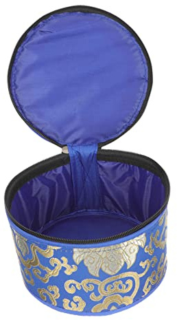 4 Stück kleine Aufbewahrungsbeutel mit Reißverschluss, Klangschalen-Etui, Behälter, Klangschalen-Tragetasche, Meditation, Klangschalen-Tasche, Zen-Schüssel-Aufbewahrungstaschen, Kleinteile-Etui, Tu