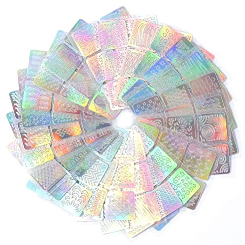 24 feuilles d'autocollants irréguliers pour décoration d'ongles, autocollants pour pochoirs d'ongles, design français, guides d'ongles creux, fournitures pour femmes, outils