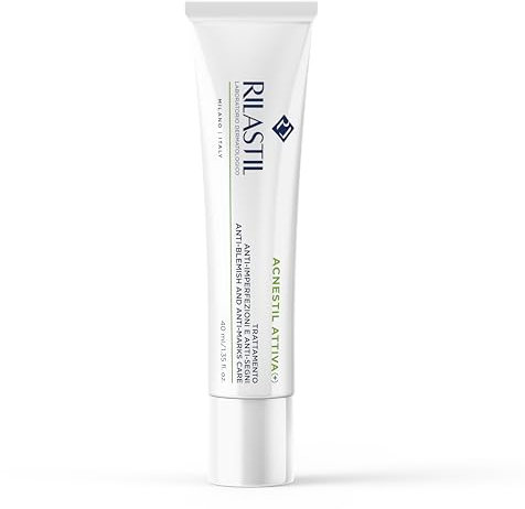 Rilastil Acnestil Crema Attiva +, Trattamento Anti-Imperfezioni per Pelli Miste, Grasse e con Tendenza Acneica, Confezione da 40 ml