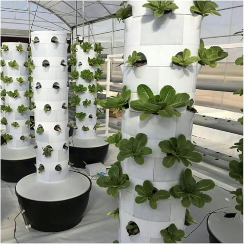 BTOIASYHF Home Garden Vertical Tower Farming Hydroponics Growing System and Aeroponic Planting High Output Smart Indoor Greenhouse,Hydroponic Growing Kits