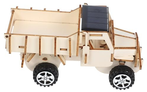 VICASKY Kinder Solarauto Bausatz Holz Selbstgemacht Solarbetriebenes Automodell Für Schul Wissenschaftsprojekt Robotik Spielzeug