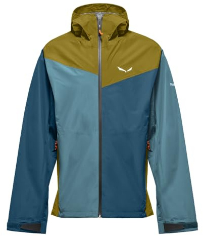 SALEWA PUEZ 2.5L PTX JACKET M, M, olive oil/multi