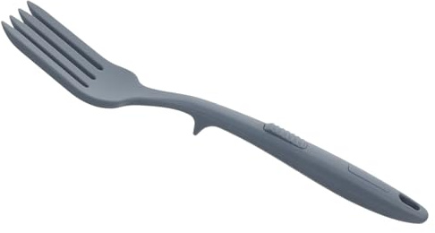 ULTECHNOVO Tenedor De Cocina De Silicona Reutilizable Tenedor Grande Lavable Para Servir Pasta Para Cocinar Alimentos Para Ensaladas y Cocción
