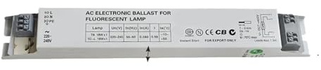 YETGFBH Ballast Elettronico,Electronic Ballast Alimentatore elettronico One For One 18W/20W Tubo fluorescente