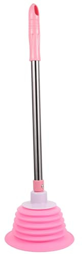 BAZEITFLOW Pvc Toilet Plunger Bathroom Cleaning Tool for Sink Drain | Heavy Duty Hand-held Design, Anti-wear Build, Easy to Clean Finish, Office Use