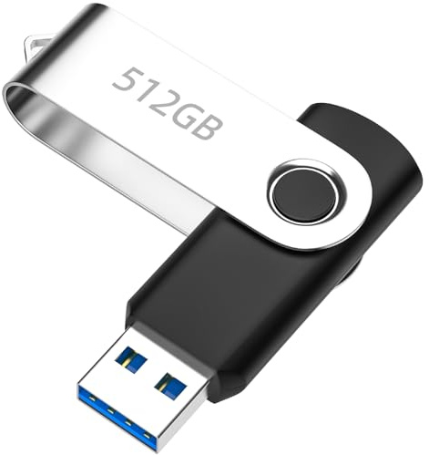 USB Stick 512GB Wasserdicht USB 3.0 Speicherstick für Laptop/Computer/Auto