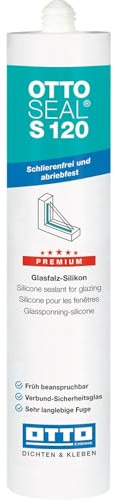 OTTOSEAL S 120 Premium-Glasfalz-Silikon 310 ml Kartusche C04 schwarz