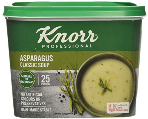 Knorr Classic Asparagus Soup Mix, 25 Portions (Makes 4.25L), 39736801 | 25 Portions, Catering Soup