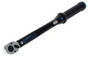 GEDORE Torcoflex Drehmomentschlüssel, 1/2 Zoll, 20-100 Nm, Mit Hebel-Umschaltknarre, Stahlrohr, Schwarz/Blau