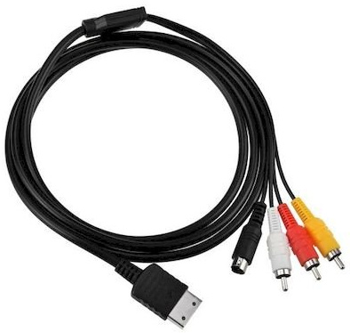 1.8m 3RCA Audio Vidéo S-Vidéo S Câble AV pour Sega Dreamcast DC Games Console
