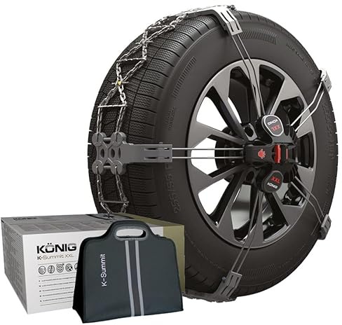KÖNIG 1181412 Schneeketten K-Summit, Größe XXL K66 17/19/21Mm