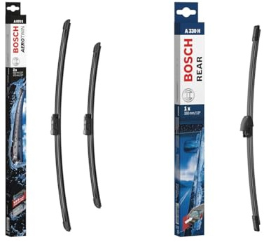 Wischblatt Satz Aerotwin A979S + Bosch A330H Rear Heckscheiben-Wischer