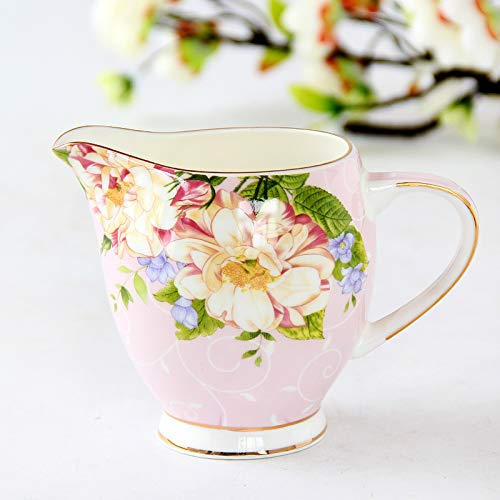 Cruche à lait Céramique Creamer carafes Mini sauce Pitcher lait Creamer sirop de café Pot serveur Tremper bols Saucière Pot à lait Saucière (Color : A)