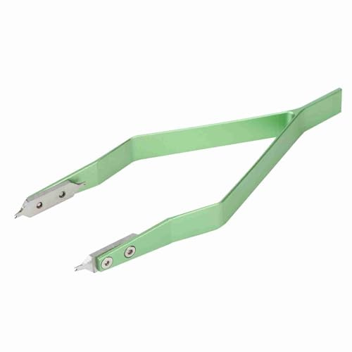 Pinza per barra a molla, strumento di rimozione per sostituire l'attrezzo Pinza standard in metallo per barra a molla per orologio a forma di V con punte biforcute fini per orologiaio per