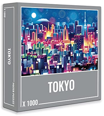 Cloudberries Tokyo Puzzle: Jigsaw Puzzles For Adults 1000, Japan Puzzle with Cool Tokyo Skyline, 1000 Piece Jigsaw Puzzles for Adults