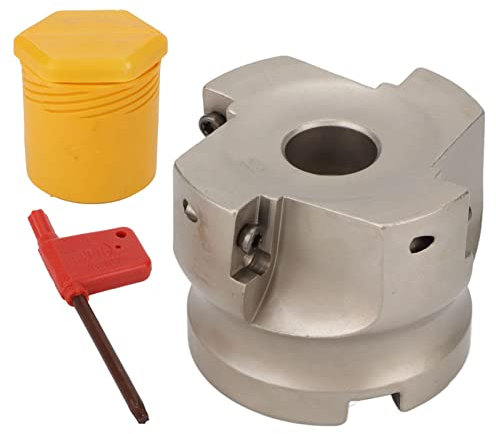 Nimomo Fresa De Superficie, 400R 63-22 CNC Fresa De Fresado De Cara Cortador De Fresado Frontal Fresas De Extremo De Cara, 4 Flautas Cnc Fresa De Cara Fresa Para Espianatura Frontal Para Metales