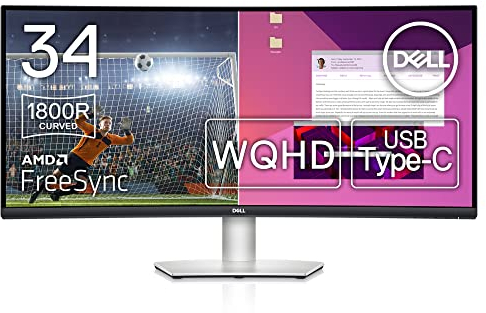 Dell S Series S3423Dwc 86.4 Cm (34) 3440 X 1440 Pixels Wide, W128273773 ((34) 3440 X 1440 Pixels Wide Quad Hd Lcd Black)