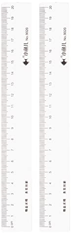 sourcing map 2Stk Gerades Lineal 20cm Metrisch Klar Messen Werkzeug | Klassenzimmer Haus Büro Durchsichtig