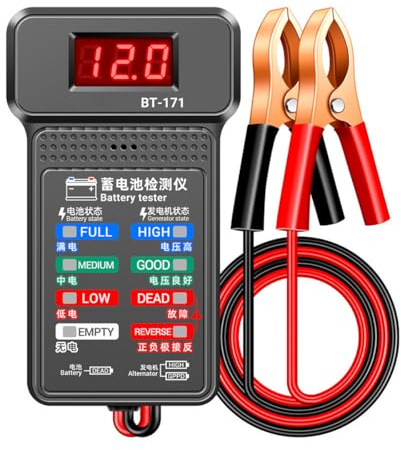 DollaTek Car Batteries Tester 100-2000CCA Battery-Load Tester 12V Fault Testing Tool Automobile Batteries and Alternator