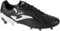 Joma Botas de Fútbol para Terreno Firme - Águila, 38-46 Negro y Blanco - Fabricado con Microfibra de Alto Rendimiento y Tacos Añadidos para Distribuciñon de Peso y Mejor Agarre