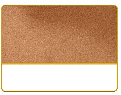 YOtat Tableau Blanc en Liège Combiné, Tableau D'Affichage, Bordure en Plastique Souple, Décoration De La Maison, Tableau Mural pour Photos, Messages Et Mémos