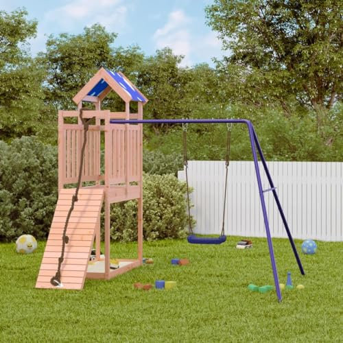 Xichuzi Set da Gioco da Esterno in Legno Massello di Douglas,Set da Gioco da Giardino,Giochi Esterno da Giardino,Giochi Giardino,Parco Giochi Esterno-3279224