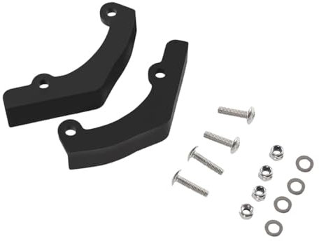 Fonowx Snow Thrower Blower Wear Pads with Mounting Hardware Kit 40V 60V 80V Black