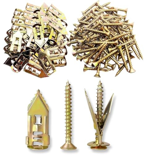 Expansion Screw Sleeve -Hammer Driver Anchor with Screw Nail-in Drywall Plaster Fixing Expansion Anchor Bolt (180)