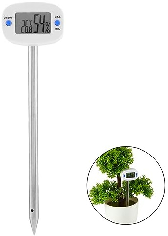 HANABASS Testeur Mini Thermomètre Hygromètre à Aiguille Mesure de Température Humidité pour Plantes