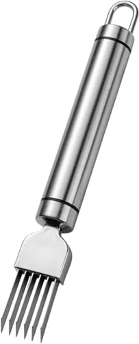 Cuchillo de acero inoxidable para cortar seda, práctico utensilio de cocina, multifuncional para cortar cebolla verde, verduras y ajo.